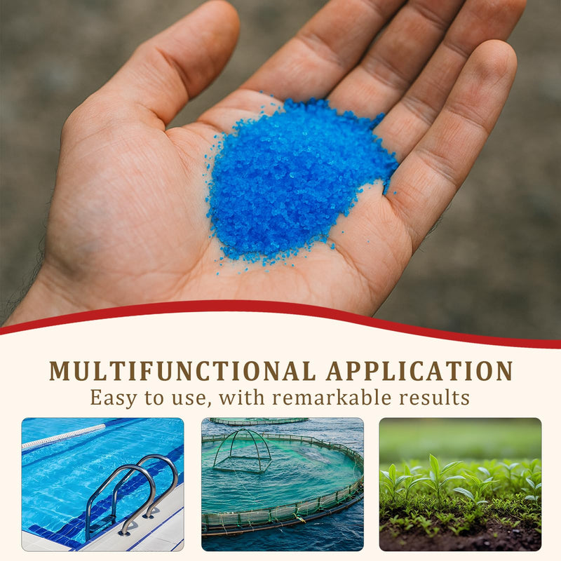 Copper Sulfate Crystals, Copper Sulfate Powder Pentahydrate – 99% Pure Fine Blue Crystals (2 lb) 2 lb