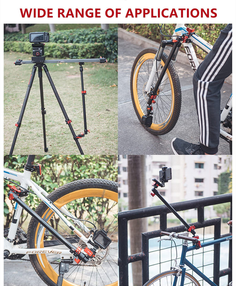 IFOOTAGE Pipe Clamp PC-01, Black C Clamp for DSLR Camera Rig, LED Lights, Flash Light, LCD Monitor