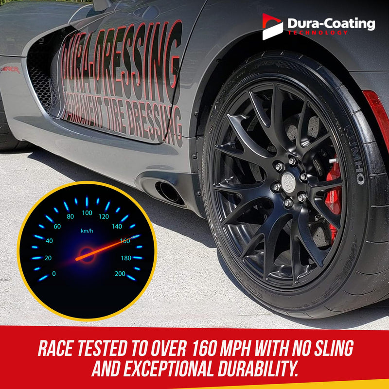 DURA-COATING TECHNOLOGY, Dressing Tire Dressing Re-Load Kit, for Tires Already Coated with Dura-Dressing - Car Tire Shine for Ultimate High Gloss Shine, Protection & Renewal - XXL 16oz Bottle 16 oz - RE-LOAD KIT