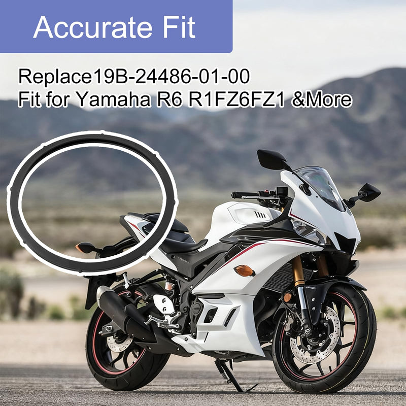 Gasket Replacement 19B-24486-01-00 Fuel Pump Oil Tank O-Ring Seal Compatible with Yamaha YZF R6 R1 FZ6 FZ6R FZ8 FZ1 Spare partsir