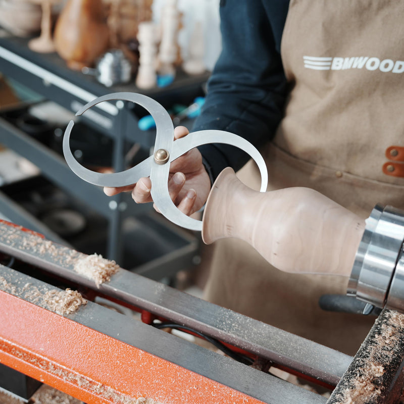 DEC240 Woodturning Double Ended Bowl Calipers Stainless Steel, Woodworking Caliper Tools. DEC240