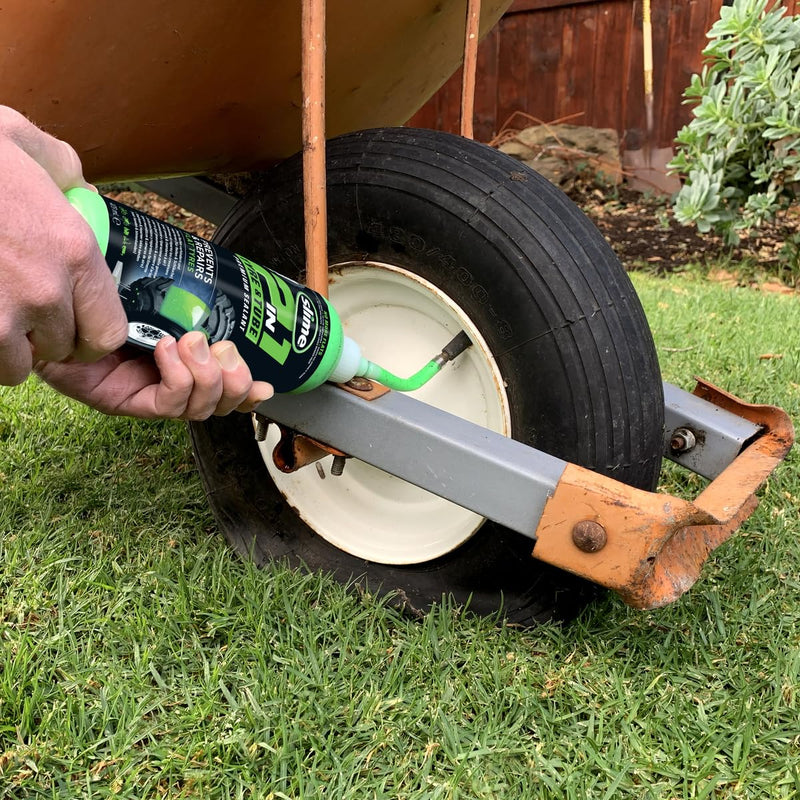 Slime 10193 Tire and Tube Sealant Puncture Repair Sealant, 2-in-1, Premium, Prevent and Repair, Suitable for Non-Highway Tires and Tubes, Non-Toxic, Eco-Friendly, 16oz Bottle 16 oz