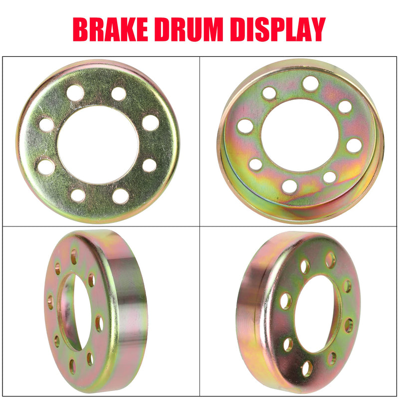 GREHUA 4" Rear Drum Brake Band & Cable Kit for Manco Bandit Critter 1492 4316 297 Rotary 484 Azusa 2251-B Yerf-Dog Predator 212cc 420cc 196cc Go Kart Yard Cart Dune Buggies Mini Bike ATV Parts a-black