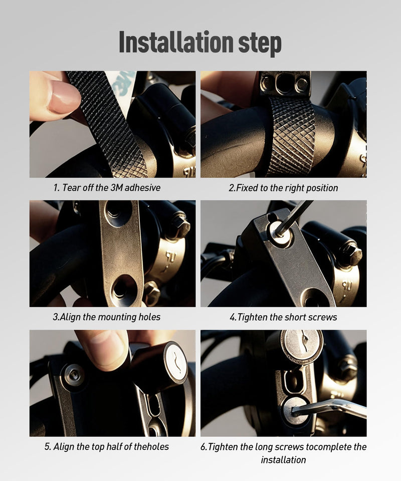 Motorcycle Helmet Lock,Car Accessories Universal Aluminum Alloy Anti Theft Helmet Security Locks with 2 Keys,Suitable for Most Motorcycles,Mountain Bikes,Scooters (1PCS, Helmet Lock+Cable) 1PCS, Helmet Lock+Cable
