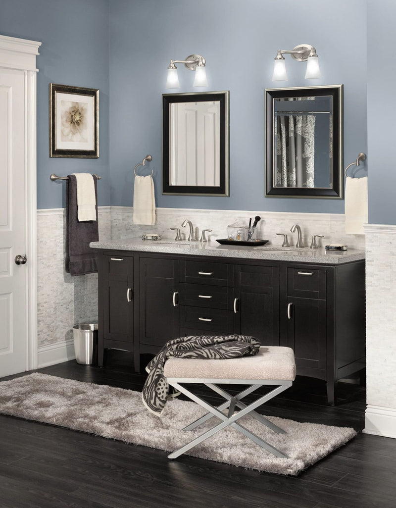 Moen YB2824BN Eva Collection Transitional 24-Inch Bathroom Single Towel Bar, Brushed Nickel 24 Inch 24" Towel Bar