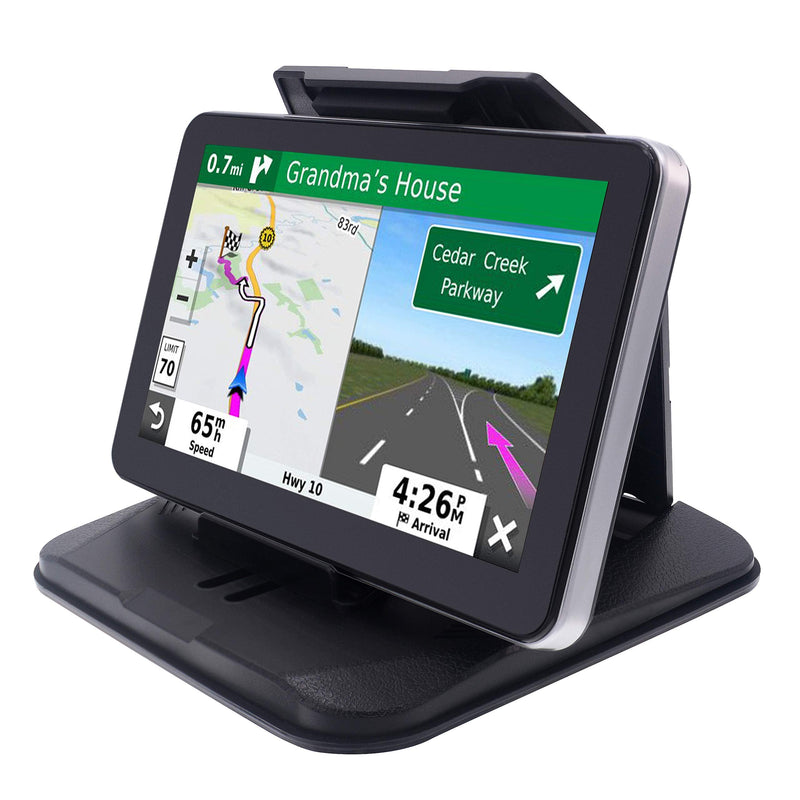 Dashboard GPS Mount, Fits 4.3"-9.6" Screens, Universal Compatible with All Smartphones and Tablets, Easy to Mount and Clean, Ideal for Navigation and Entertainment