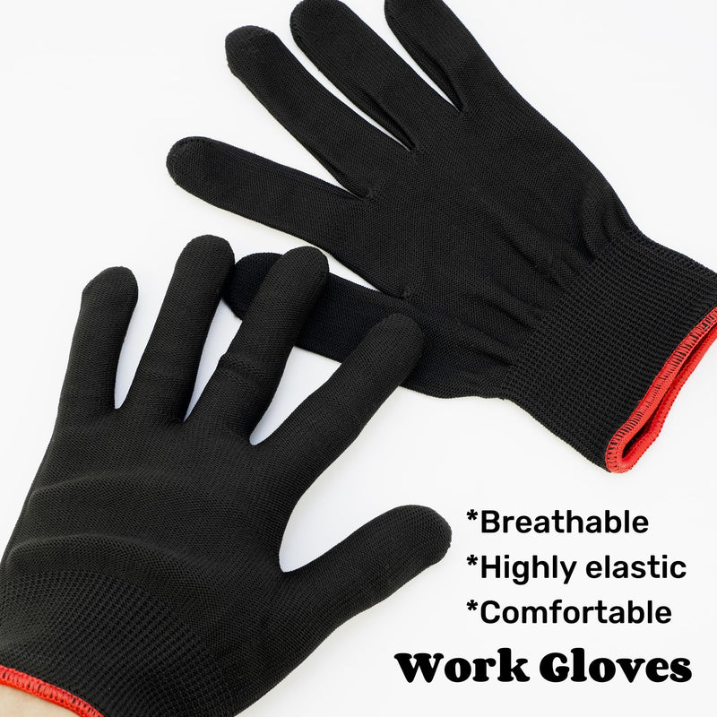 CARTINTS Complete Vehicle Vinyl Wrap Tools Kit Window Tint Tools Kit for Car Wraps with Yellow Micro Squeegee for Corner Full Wrapping, Felt Squeegee, Film Knife, Vinyl Wrap Gloves with micro squeegee