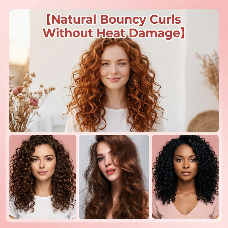  [AUSTRALIA] - 24 Pcs Hair Curler Rollers DIY Night Sleep Foam Hair Styling Tools Flexible Soft Satin Sponge Rollers Overnight Pillow Sponge Curler for Heatless Women Tousle Curly Hairstyle No Heat