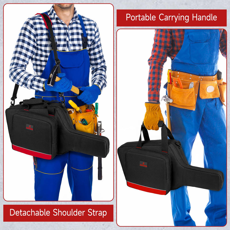 Mini Chainsaw Case Compatible with Milwaukee Electric Tool M18/ M12/CRDLSS 12V Fuel Hatchet 6In 8In Pruning, Waterproof Chainsaw Storage Bag Fits for RYOBI & Chrome (3004-20) & Accessories (Bag Only)