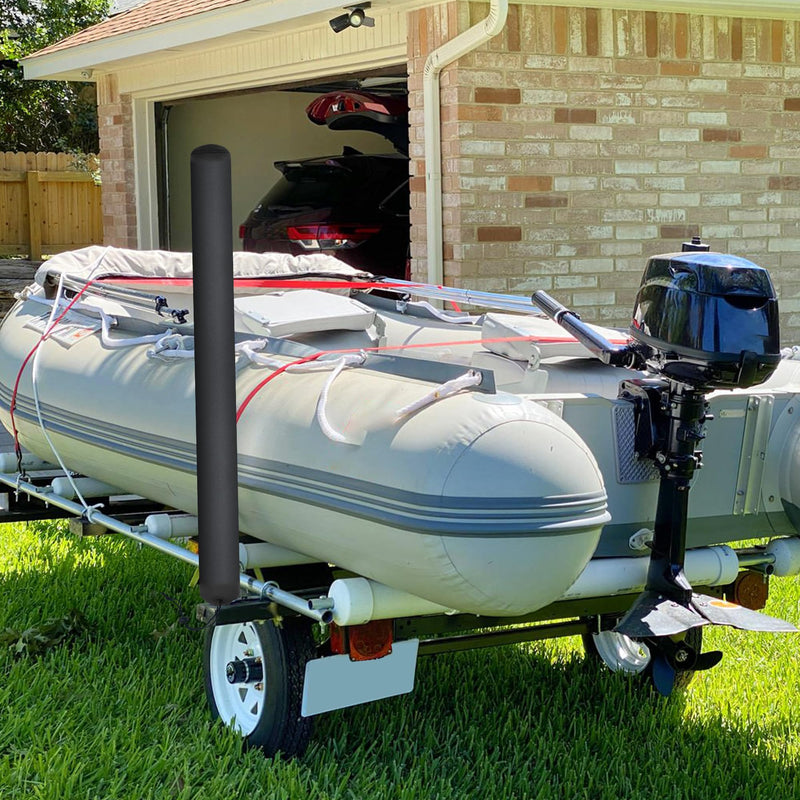 48/60 Inch Thickened Foam Boat Trailer Guide Pole Pad and Cover with Capped End Heavy Duty Boat Trailer Guide Pads for Ski Boat, Fishing Boat or Sailboat Trailer 48 inch