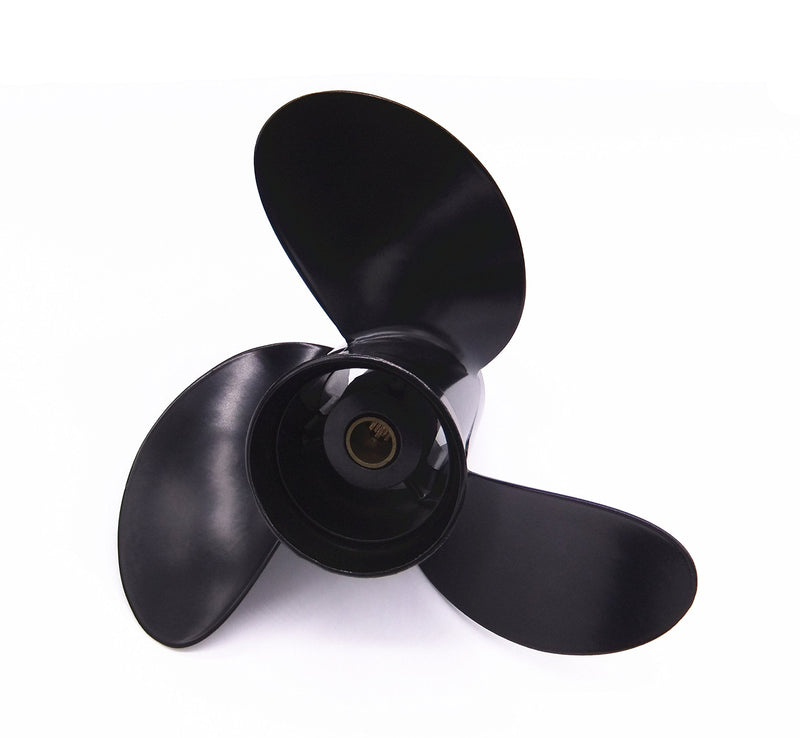 SouthMarine 3B2-B64517-0 3B2B645170M 766545 0766545 48-897618A10 8.5x9 Propeller for Tohatsu for Nissan for Mercury Marine for Evinrude for Johnson OMC 8HP 9.8HP Outboard Motor, 12 spline 5011-085-09