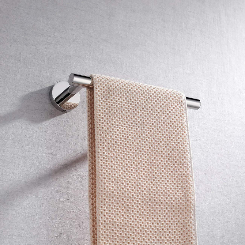 Miyili 9 Inches Hand Towel Bar Bathroom Towel Holder Kitchen Hanger SUS304 Stainless Steel Wall Mount, Polished Finish, A01C23A