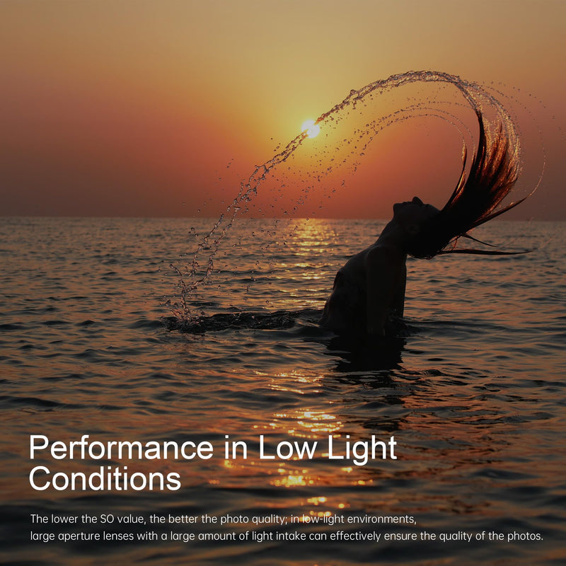 7artisans 55mm F1.4 Manual Focus Camera Lens APS-C Mirrorless Camera Lens for Sony E Mount Cameras Like A6300 A6400 A6500 NEX-3 NEX-3N NEX-5T NEX-5R A7 A7II A7RIII
