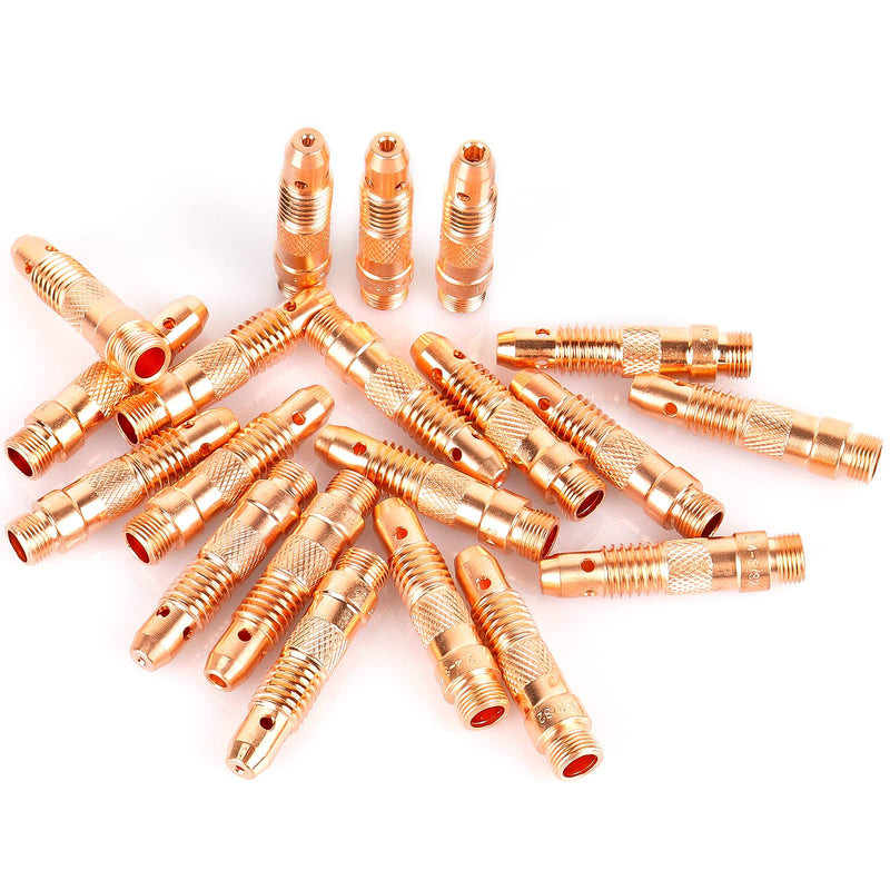 68pcs TIG Torch Consumables Accessories KIT for TIG Welding Torch PTA DB SR WP 17 18 26 Back Cap/Collet Body/Alumina Nozzle 68 Pack TIG Welding Torch Kit