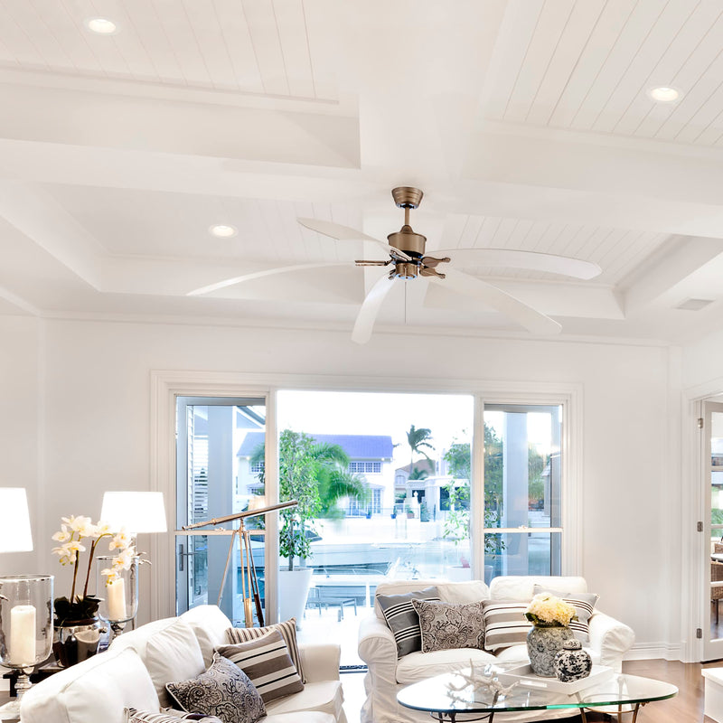 Maxxima 6 in. Ultra-Thin Recessed Anti-Glare LED Downlight, Canless IC Rated, 1300 Lumens, 5 Color Temperature Selectable 2700K/3000K/3500K/4000K/5000K, Dimmable, 90 CRI, 5 CCT Slim, J-Box Included White