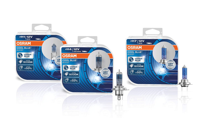 OSRAM H11 12V 75W COOL BLUE BOOST 5000K Halogen Car Bulbs 62211CBB-HCB duobox (2 units)