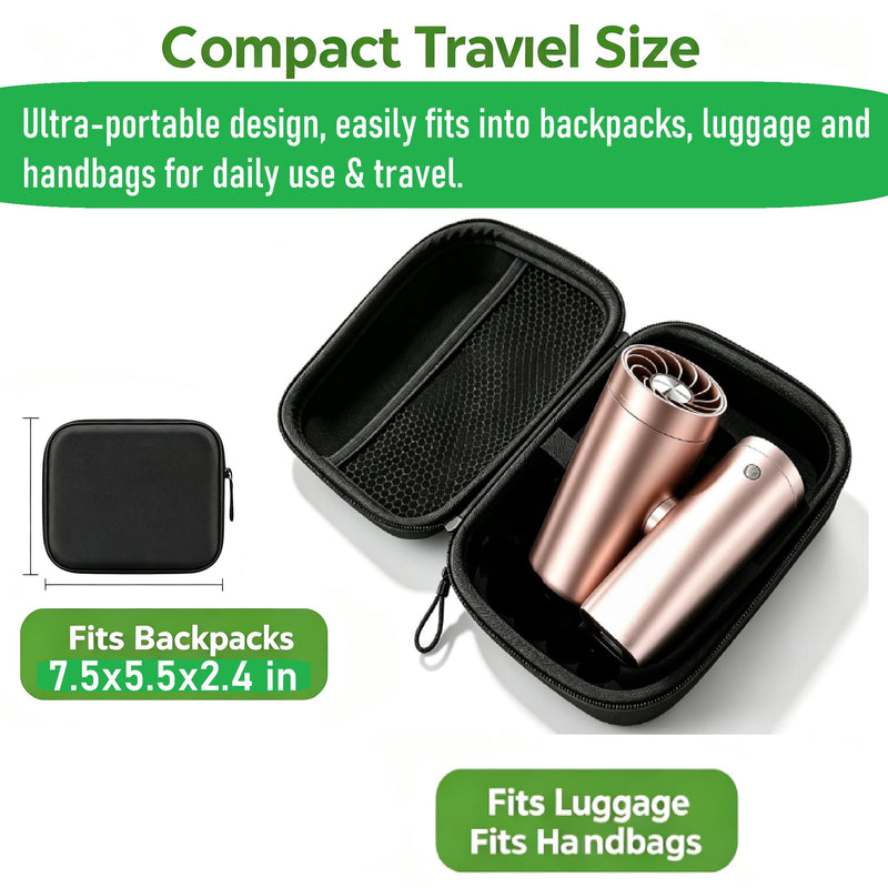 Hard Carrying Case Compatible with Shark ChillPill, Portable Shell Travel Storage (Black) Only Case