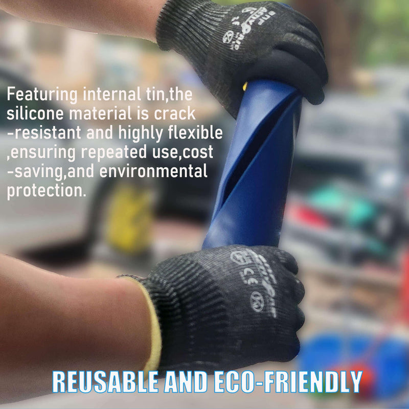 Flexible Funnel Reusable General Oil Change Draining Tool. for Oil Draining and Spill-Free Oil Filling.Flex Funnel Can be Molded Into Different Shape blue