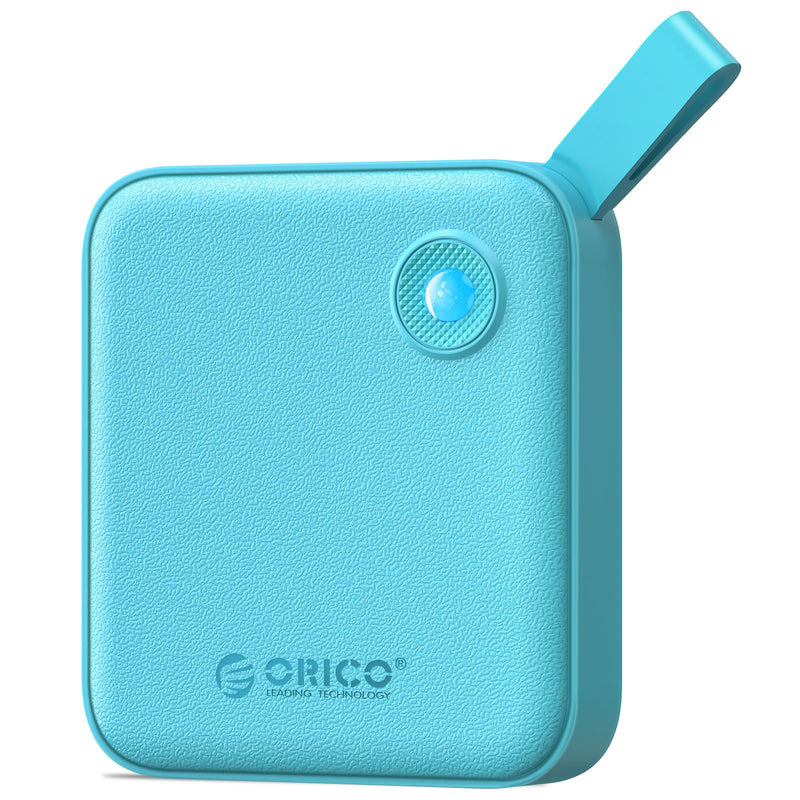 ORICO Portable SSD 512 GB with 2 in 1 USB C Cable, External Solid State Drives, Up to 460MB/s, Status Indicator, Reliable Storage for USB-C Smartphone, PC - B5PLUS(Blue) 512GB Blue