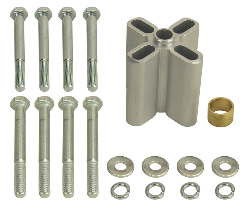 Derale 34550 2 1/2" Universal Fan Spacer,Silver
