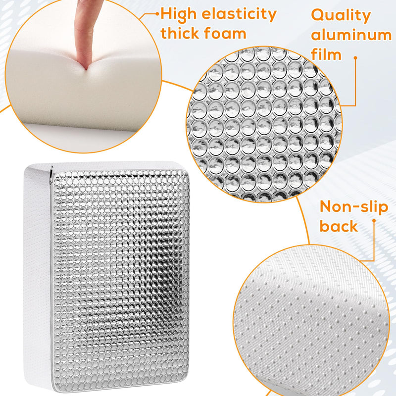 YUNVI RV Skylight Insulator 14x22x2.8,RV Vent Cover and Skylight Shade,Waterproof RV Vent Insulator Sunroof Pillow for Inside Camper Shower