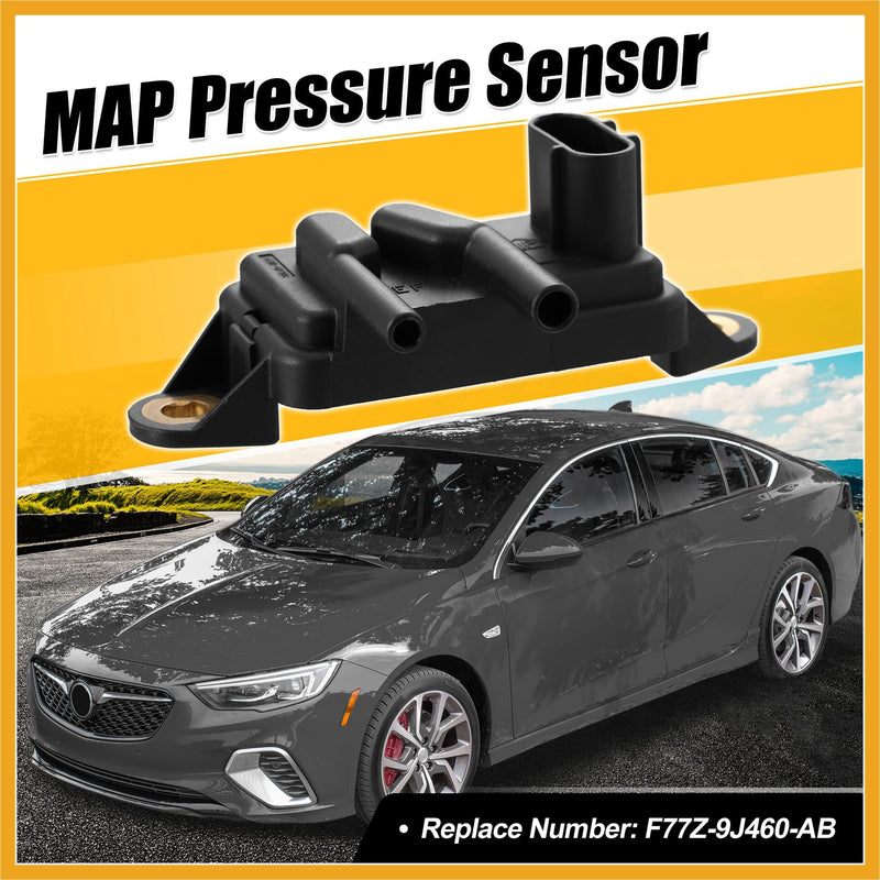 EGR Valve Pressure Feedback Sensor DPFE Sensor F77Z9J460AB DPFE15 for Ford F150 F250 Focus for Lincoln for Mazda for Mercury Exhaust Gas Recirculation Pressure Feedback Replacement