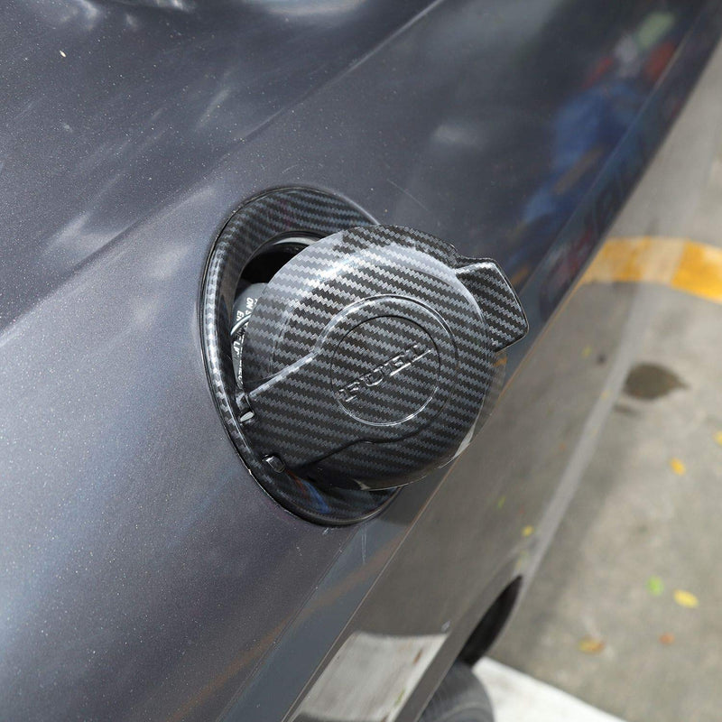 Voodonala for Challenger ABS Carbon Fiber Gas Tank Cap Fuel Filler Tank Cap Petrol Tank Cover Trim for 2009-2026+ Dodge Challenger Exterior Accessories 1pcs ABS