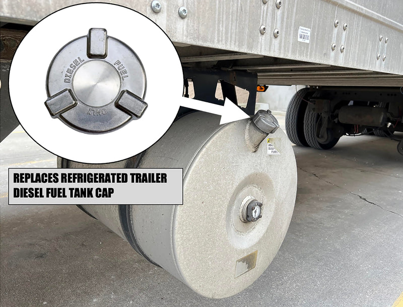 2 1/4" Non-Locking Aluminum Fuel Cap For HINO Trucks