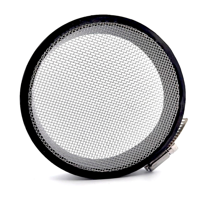 4″ Turbo Inlet Guard – Black Steel Mesh Screen, Universal 4″ / 102 mm Fit – Budget Friendly 4.00" Inlet