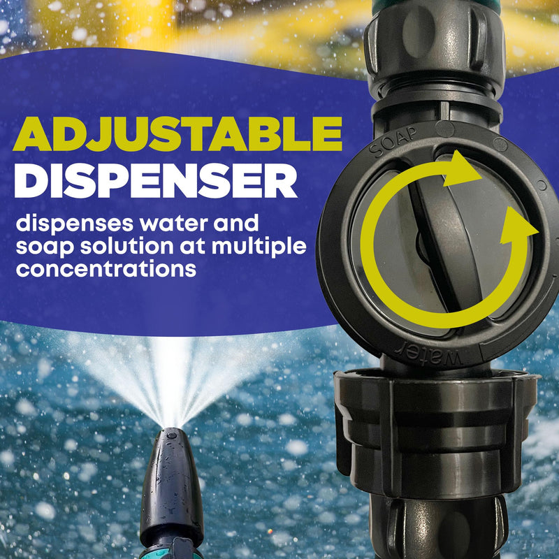 Durabasics Salt Remover Flush Kit with High-Pressure Hose- Remove Salt Deposits Applicator for Boat - Marine Engine Flush - Perfect for Flushing Inboard/Outboard Motors and Removes Salt Deposits Away