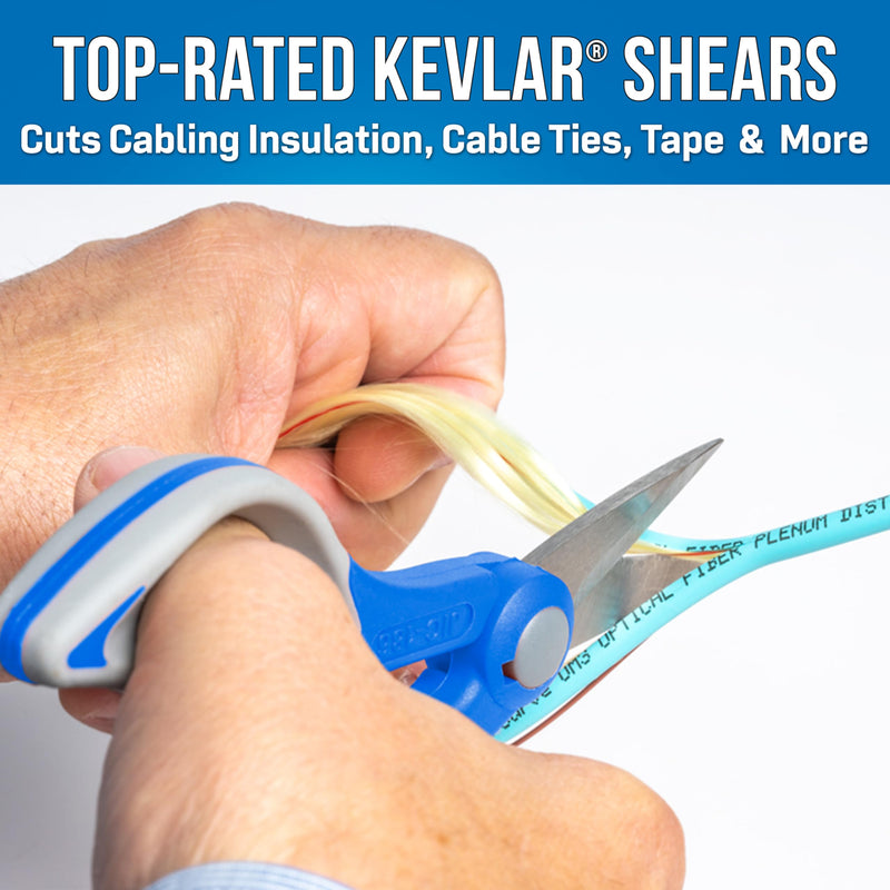 Jonard Tools TK-350 Fiber Stripper & Kevlar Cutting Kit Fiber Stripper & Scissor Kit w/ Pouch