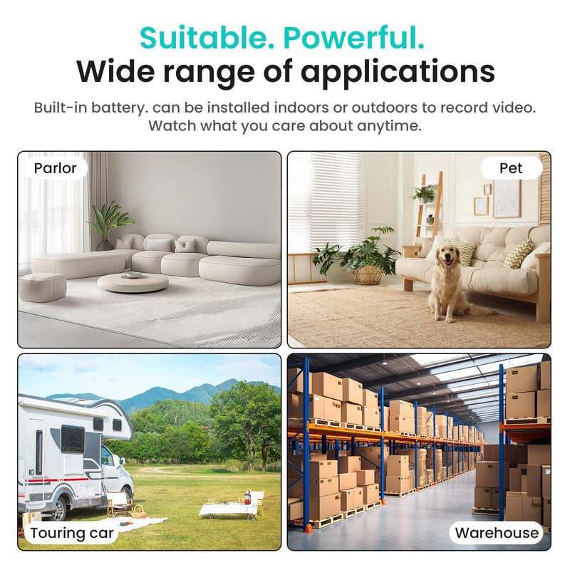 Hidden Camera Clock with 2 MP IR Night Vision WiFi 2000 mAh Motion Detection Spy Camera Portable for Home, Office