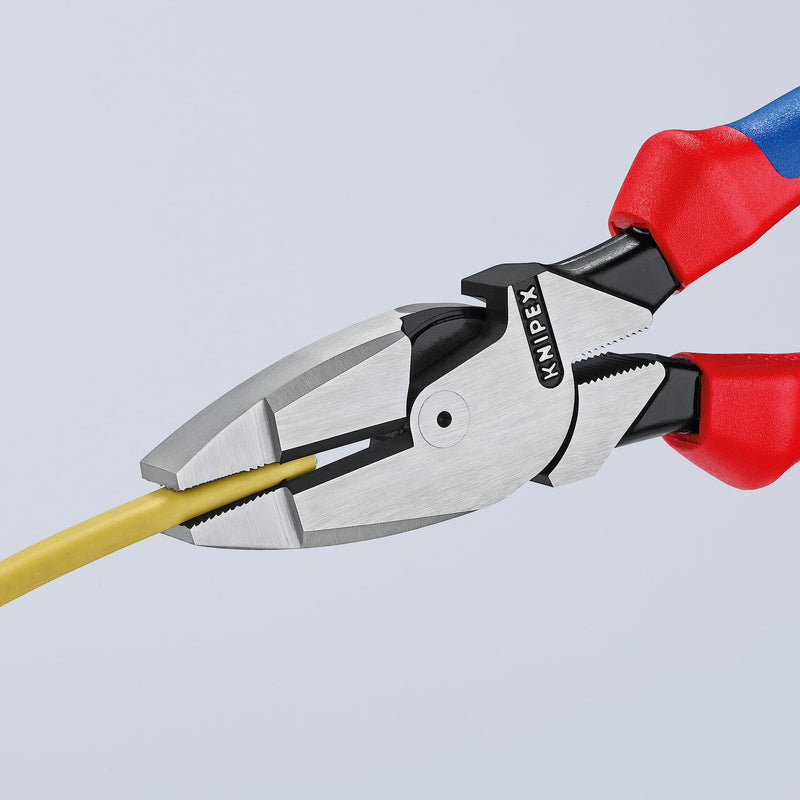 Knipex 09 02 240 9.5-Inch Ultra-High Leverage Lineman's Pliers, Red