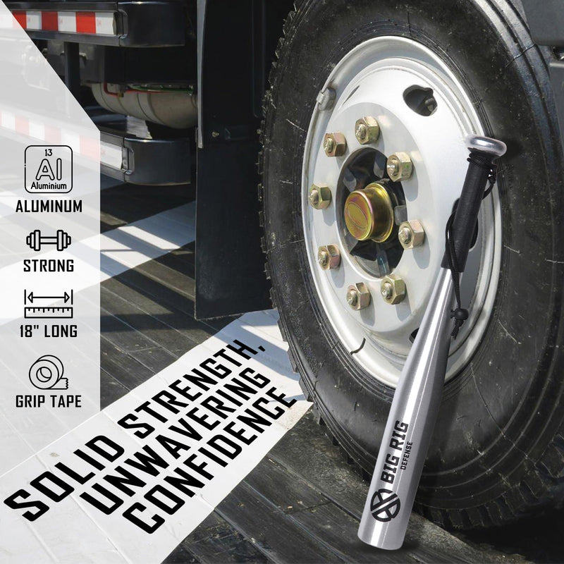 Big Rig Defense Aluminum Tire Thumper for Truckers - Durable Tire Checker Bat - Excellent as Fish Bat