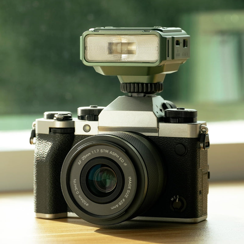 VILTROX Spark Z3-F TTL Camera Flash for Fujifilm (Green, Z3-(F-Mount)) | GN16 Retro Hot Shoe Flash with TTL & Manual Modes, USB-C Rechargeable Compact Speedlite with Adjustable Brightness Green, Z3-(F-Mount)