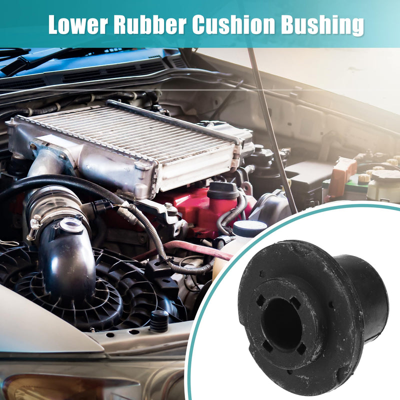 X AUTOHAUX 2pcs Lower Rubber Cushion Bushing Radiator Mount Insulator for Chevrolet Impala 2014-2020 for Chevrolet Malibu 2004-2021 for Cadillac XTS 2013-2019 No.52493483