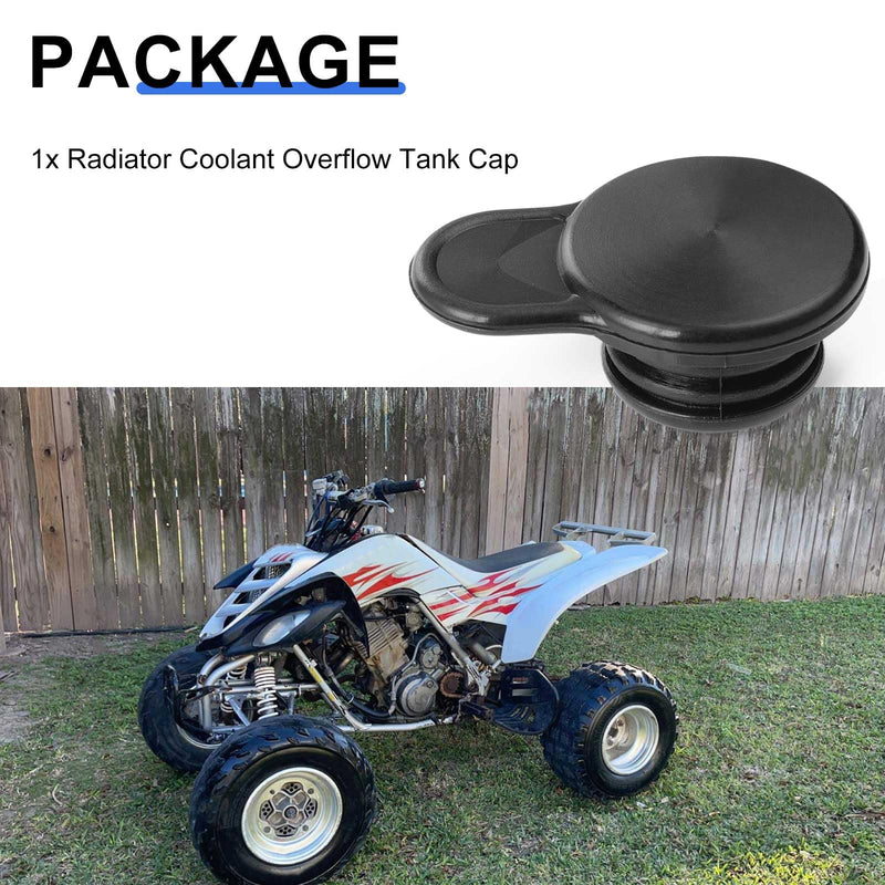 Radiator Coolant Overflow Tank Cap Cover for Yamaha Raptor 660R Banshee 350 YP400 YTZ250 WR400 1985-2015 10V-21875-00-00
