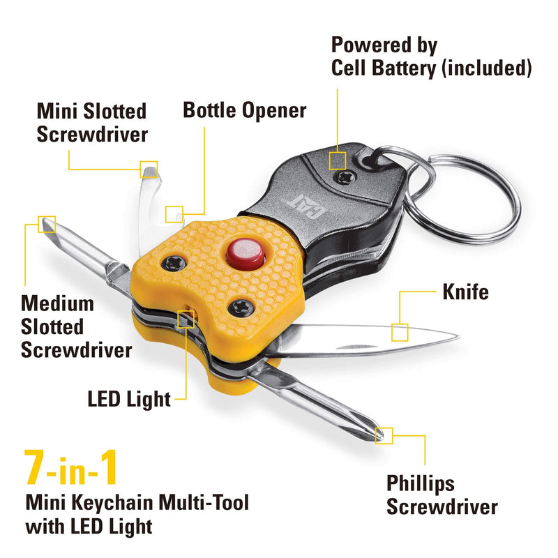 Cat 3 Piece 9-in-1 Multi-Tool, Knife, and Multi-Tool Key Chain Gift Box Set - 240125