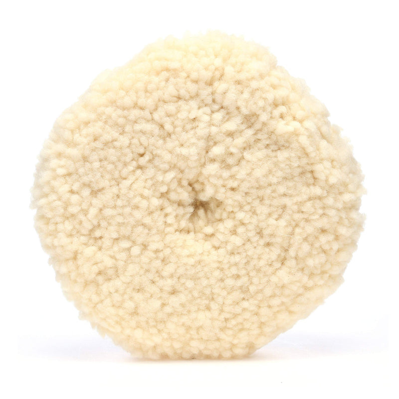 3M Wool Compounding Pad, 9 in, 05703, White, Doublesided, For Auto Body Compounding and Buffing Appplicatios, 1 Pad