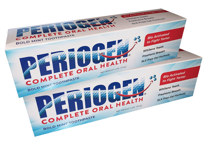 Periogen Tartar Control Toothpaste 2-Pack 4 Ounce (Pack of 2)