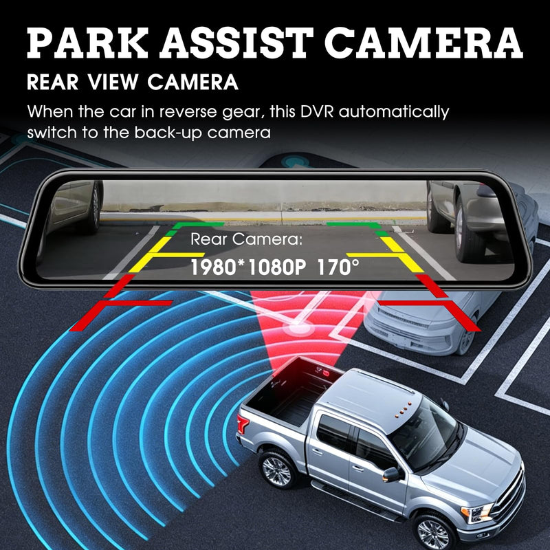 Rear View Backup Camera Fit for Dodge Ram 1500 2500 3500 2009-2012, Safety Back Up Reversing Parking Assist Camera Replace 56054041AC 56054041AA 56054041AB 56054041AD