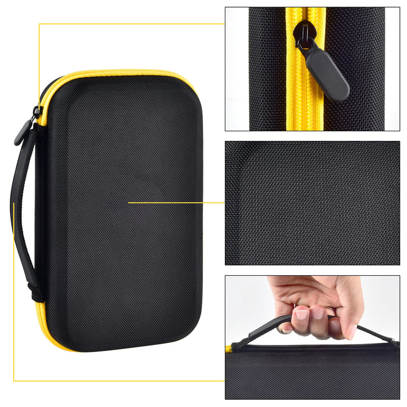 Case for Klein Tools VDV500-705/VDV500-820/VDV500-063 Wire Tracer Tone Generator & Probe Kit Continuity Tester, Universal Storage Bag for Ethernet, Telephone, Speaker, Coax, Video, Cable Toner -Yellow Yellow