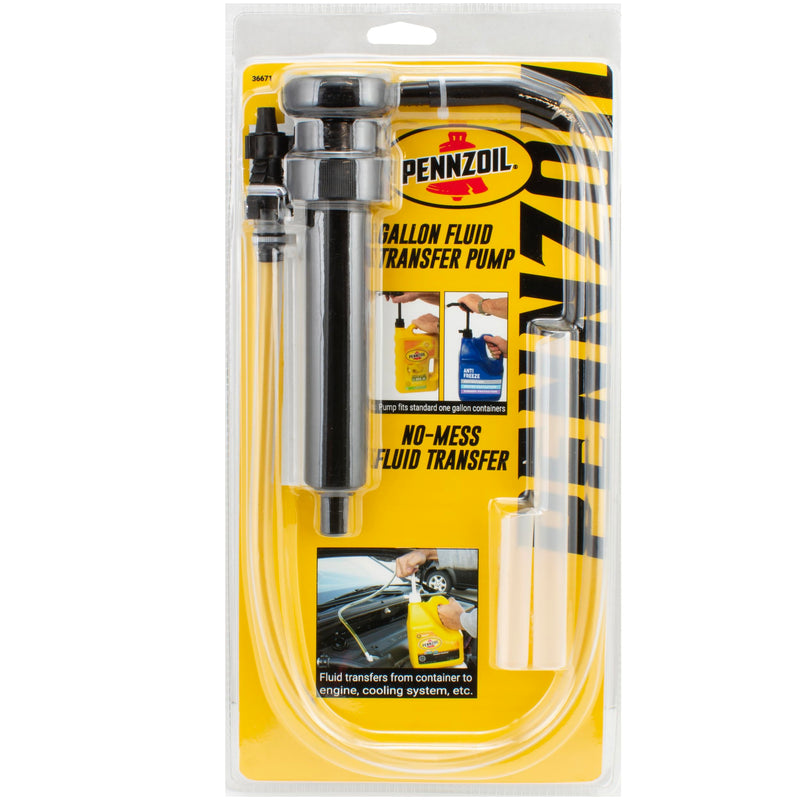 CUSTOM ACCESSORIES Pennzoil 36671 Pennzoil Fluid Transfer Pump - Gallon