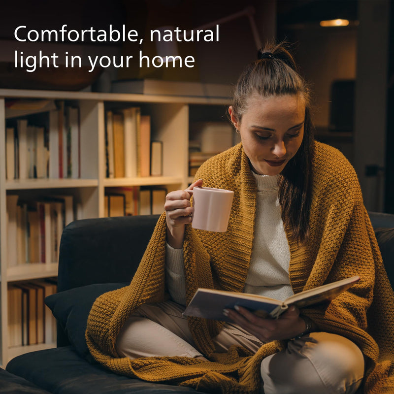 Philips LED 100W A19 8-Pack Ultra Definition (2700K) 1500 Lumen (11.5W = 100W) Dimmable Frosted Flicker-Free Light Bulbs Soft White (2700k) 4 Pack