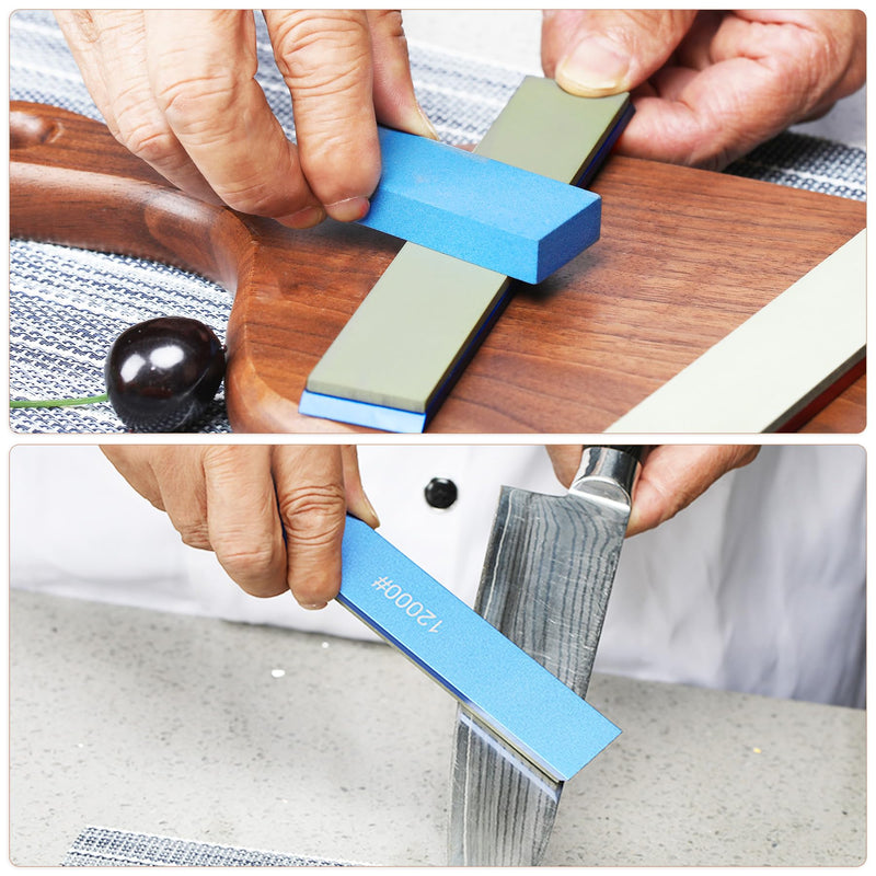 DMD 4-Piece Diamond Sharpening Stone Set Safe Whetstone Set Diamond Grinding Stone Knife Sharpeners Tool Kit for Kitchen Hunting (Resin) Resin