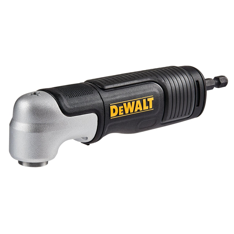 DEWALT Right Angle Drill Attachment, 12 in 90 Degree Drill Adapter, Compact 4-in-1 Modular FLEXTORQ Impact Ready Straight Flexible Shaft (DWAMRASETFT) 12-Inch