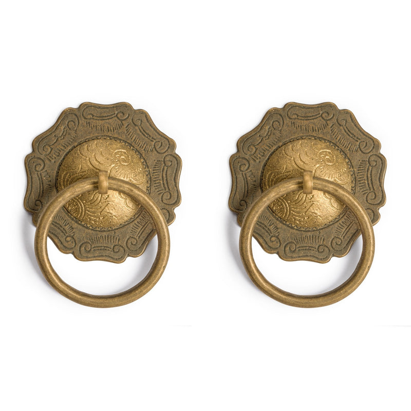 “Buddha's Scepter” Brass Pulls – Set of 2, 3.7", by Hardware Philosophy
