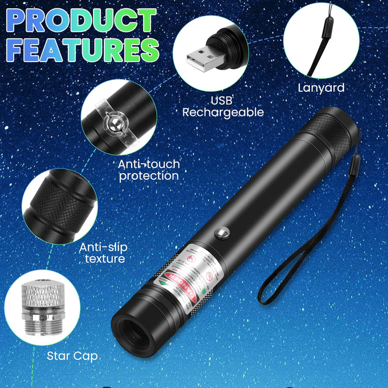 Green Laser Pointer High Power, Long Range Laser Pointe for Astronomy,Outdoors
