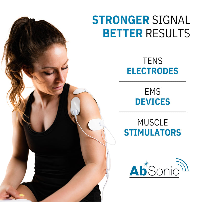 Absonic Electrode Gel for TENS Unit Pads - Conductive Gel for EMS, Muscle Stimulators & Ab Belts | Extends Pad Life, Restores Adhesion | Hypoallergenic, Water-Based | 8.5 oz | Made in USA