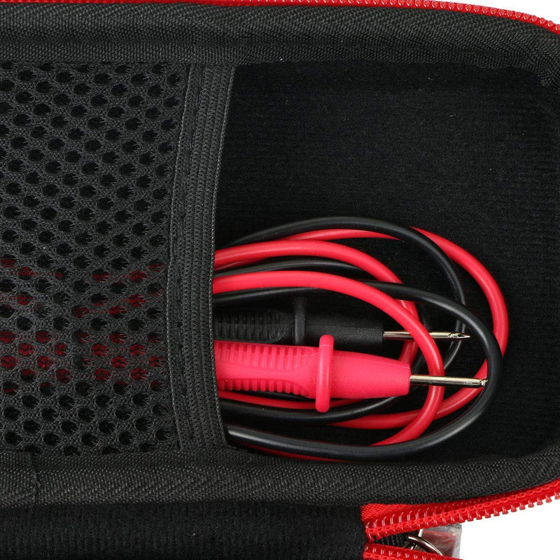 khanka Hard Travel Case Replacement for KAIWEETS HT206b / HT206d 600A Digital Clamp Meter T-RMS 6000 Counts, Auto-Ranging Multimeters AC/DC Current voltmeter Ammeter tester， Case Only